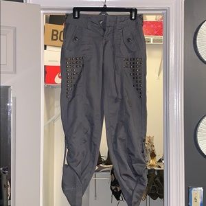 Studded cargo pants